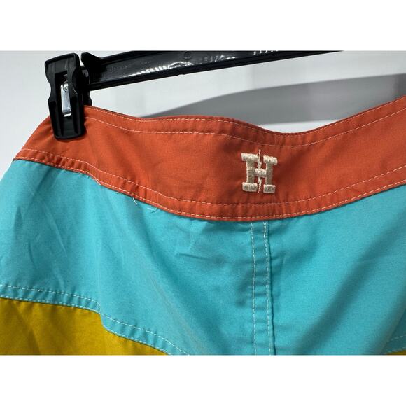 Howler Bros Oracle Boardshorts Mens 36 Swim Surf Trunks Cyantist Stripe Beach - Picture 6 of 6